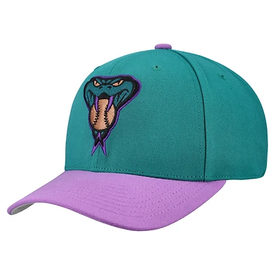Unisex Mitchell & Ness  Teal Arizona Diamondbacks Basic Coop Pro Adjustable Hat
