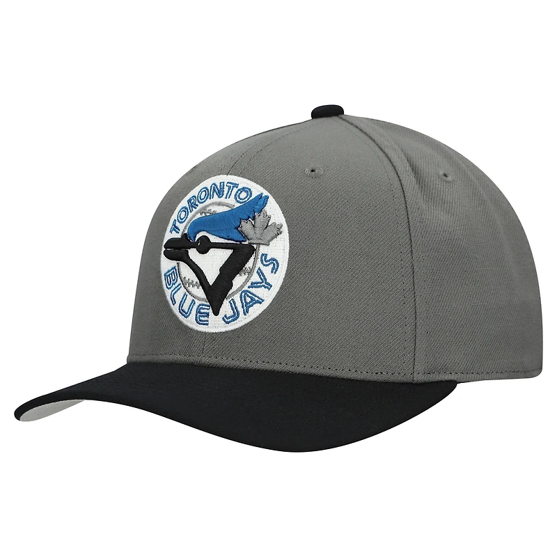 Unisex Mitchell & Ness  Gray Toronto Blue Jays Basic Coop Pro Adjustable Hat