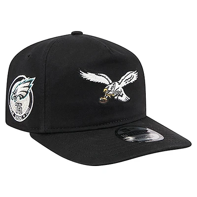 Men's New Era  Black Philadelphia Eagles Championship 19TWENTY Adjustable Hat