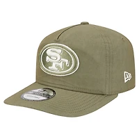 Men's New Era  Olive San Francisco 49ers Nylon 19TWENTY Adjustable Hat