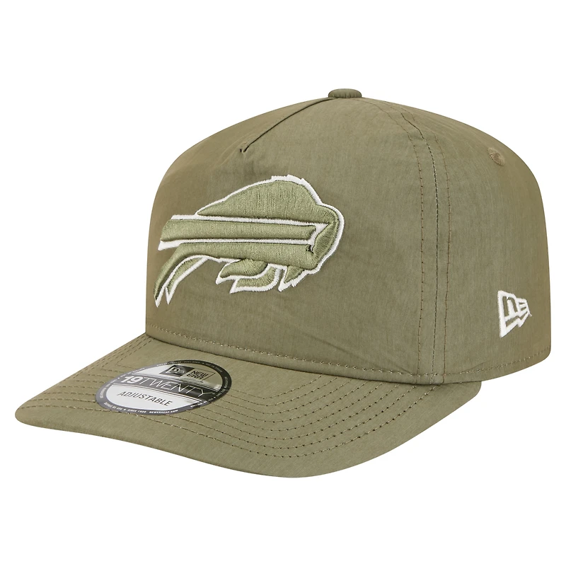 Men's New Era Olive Buffalo Bills Nylon 19TWENTY Adjustable Hat