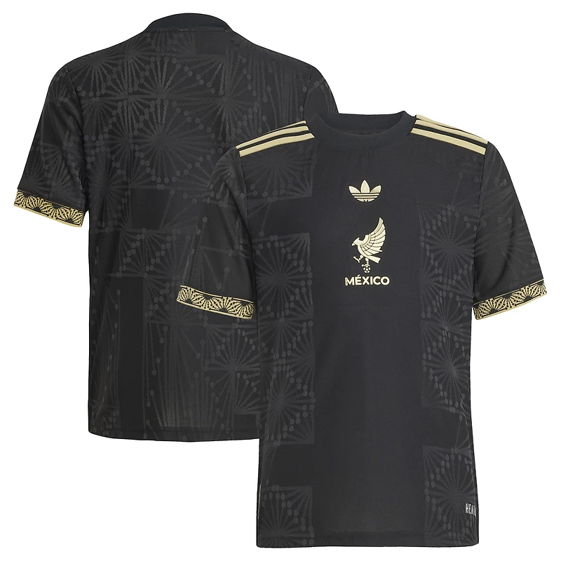 Youth adidas  Black Mexico National Team 2025 Third Authentic Jersey