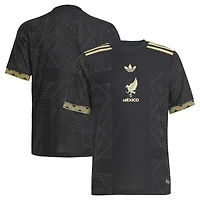 Youth adidas  Black Mexico National Team 2025 Third Authentic Jersey