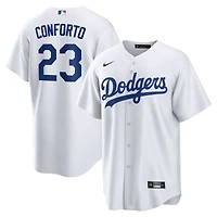 Men's Nike Michael Conforto White Los Angeles Dodgers Home Replica Jersey