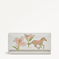 Radley London Kentucky Derby Large Flapover Wallet