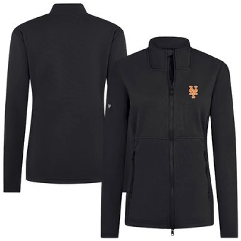 Women's Levelwear Black New York Mets Driven Insignia 2.0 Full-Zip Jacket