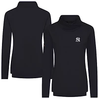 Women's Levelwear Black New York Yankees Advance Insignia 2.0 Raglan Pullover