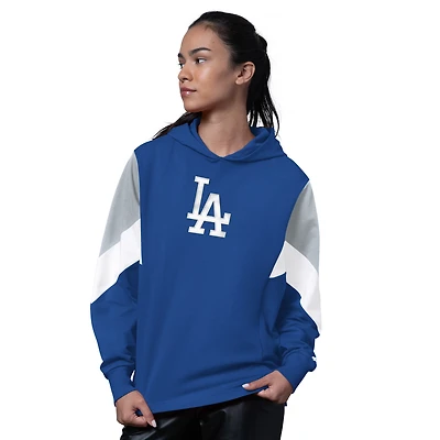 Women's Starter  Royal Los Angeles Dodgers Scrimmage Pullover Hoodie