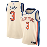 Unisex Nike Josh Hart Cream New York Knicks 2025/26 Swingman Jersey - City Edition