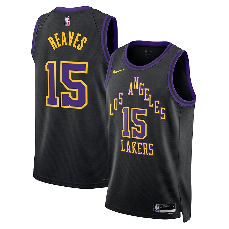 Unisex Nike Austin Reaves Black Los Angeles Lakers 2025/26 Swingman Jersey - City Edition