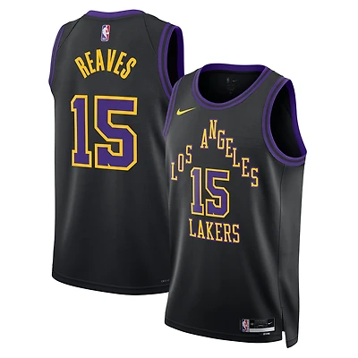 Unisex Nike Austin Reaves Black Los Angeles Lakers 2025/26 Swingman Jersey - City Edition