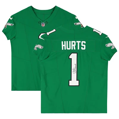 Jalen Hurts Philadelphia Eagles Autographed Nike Kelly Green Elite Jersey with "SB LIX MVP" Inscription