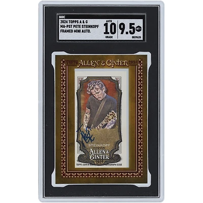 Pete Steinkopf Autographed 2024 Topps Allen & Ginter Framed Mini #MA-PST SGC Authenticated 9.5/10 Card