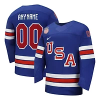 Youth Nike  Royal USA Hockey 2026 Home Replica Custom Jersey