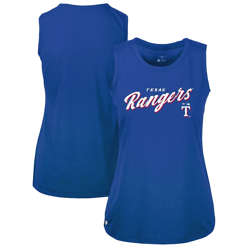 Women's Levelwear Royal Texas Rangers Macy Tank Top