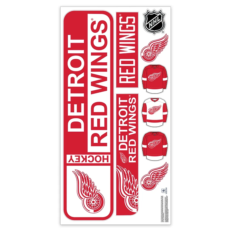 Detroit Red Wings Repositionable Street Signs Wall Decal Set