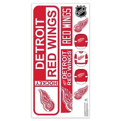 Detroit Red Wings Repositionable Street Signs Wall Decal Set