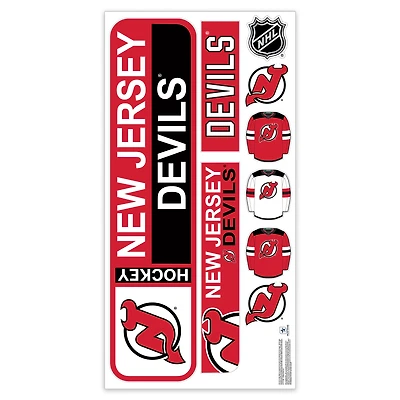 New Jersey Devils Repositionable Street Signs Wall Decal Set