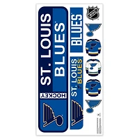 St. Louis Blues Repositionable Street Signs Wall Decal Set