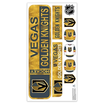 Vegas Golden Knights Repositionable Street Signs Wall Decal Set