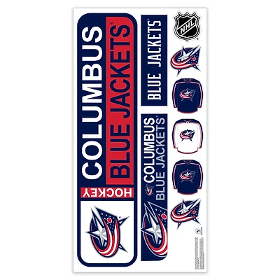 Columbus Blue Jackets Repositionable Street Signs Wall Decal Set