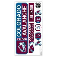 Colorado Avalanche Repositionable Street Signs Wall Decal Set
