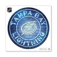 Tampa Bay Lightning 28" x 28" Repositionable Neon Wall Decal