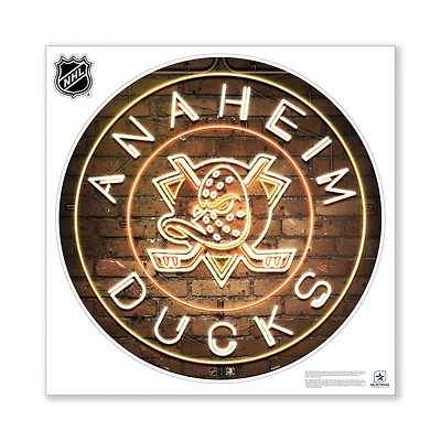Anaheim Ducks 28" x 28" Repositionable Neon Wall Decal