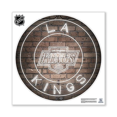 Los Angeles Kings 28" x 28" Repositionable Neon Wall Decal