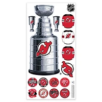 New Jersey Devils Repositionable Stanley Cup Wall Decal Set