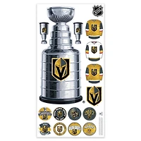 Vegas Golden Knights Repositionable Stanley Cup Wall Decal Set