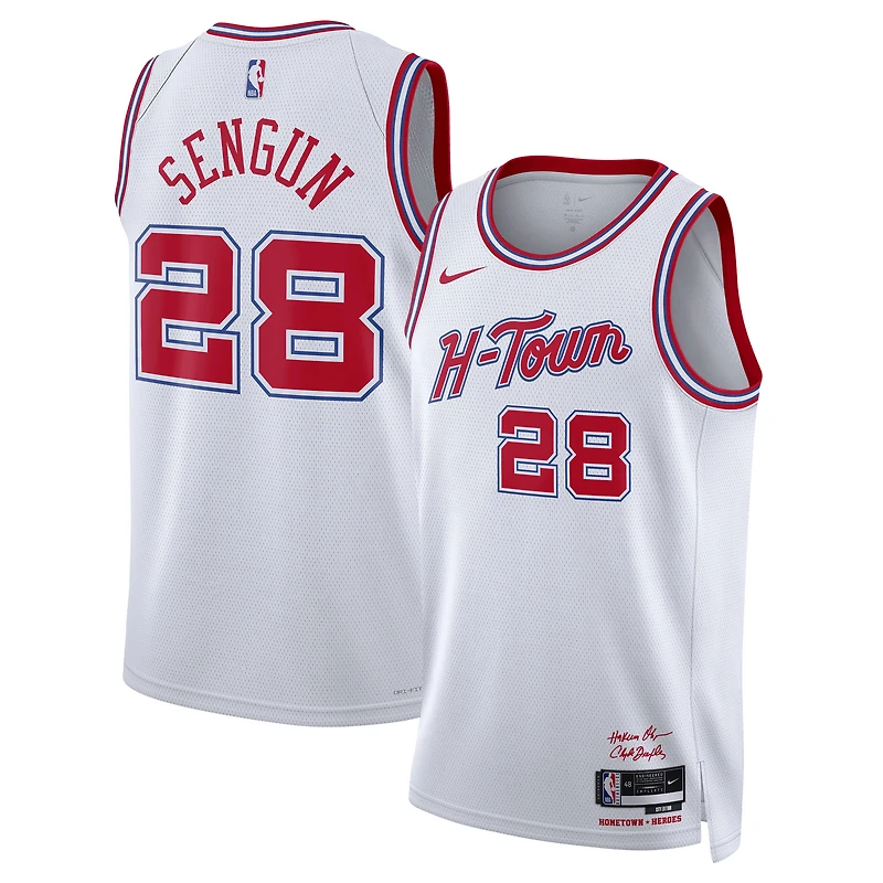 Unisex Nike Alperen Şengün White Houston Rockets 2025/26 Swingman Jersey - City Edition