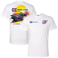 Men's Trackhouse Racing Team Collection  White Connor Zilisch Red Bull Car T-Shirt