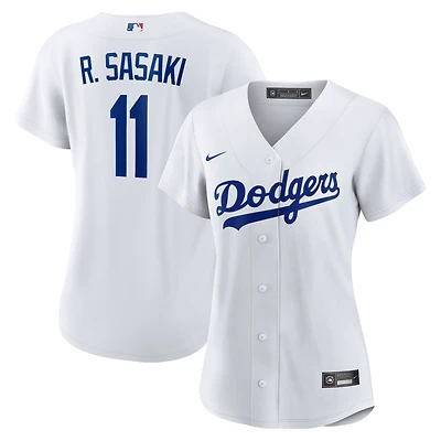 Women's Nike Rōki Sasaki White Los Angeles Dodgers Home Replica Jersey