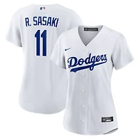 Women's Nike Rōki Sasaki White Los Angeles Dodgers Home Replica Jersey