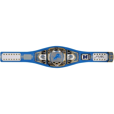 Jared Goff Detroit Lions Autographed WWE Title Belt