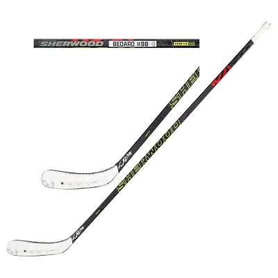 Connor Bedard Chicago Blackhawks Autographed Game-Used Black Sherwood Stick from the 2024-25 NHL Season
