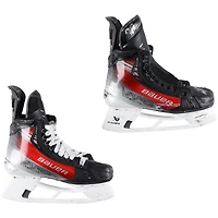 Connor Bedard Chicago Blackhawks Autographed Game-Used Black Bauer Skates from the 2024-25 NHL Season - NR81048993-94