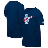 Men's New Era  Navy Chicago Cubs Rocking Bear T-Shirt