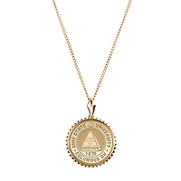Kyle Cavan  Ohio State Buckeyes Gold Sunburst Necklace