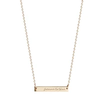 Kyle Cavan  South Carolina Gamecocks Gold Horizontal Bar Necklace