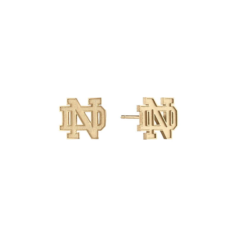 Kyle Cavan  Notre Dame Fighting Irish Logo Stud Earrings