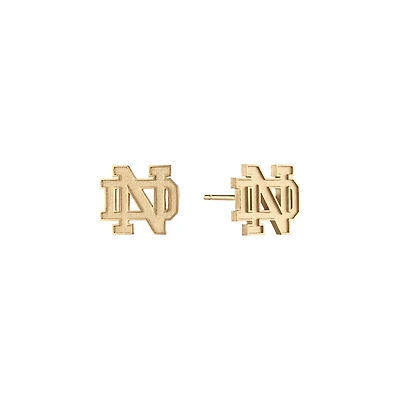 Kyle Cavan  Notre Dame Fighting Irish Logo Stud Earrings