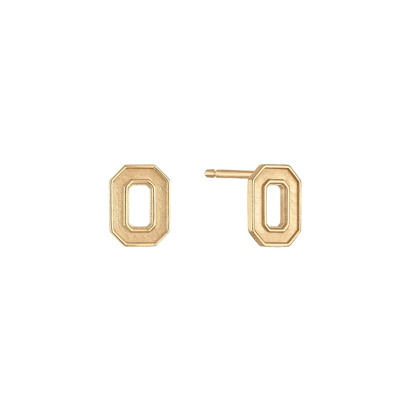 Kyle Cavan  Ohio State Buckeyes Logo Stud Earrings