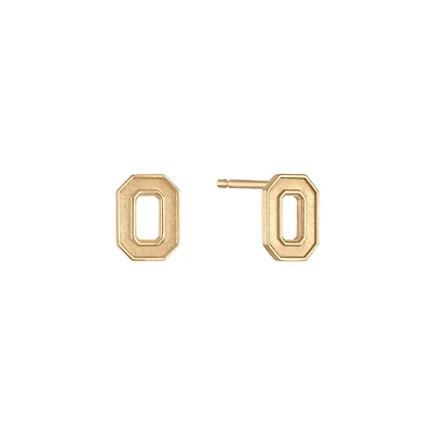Kyle Cavan  Ohio State Buckeyes Logo Stud Earrings