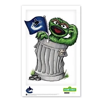 Oscar the Grouch Vancouver Canucks 11" x 17" Sesame Street Poster Print