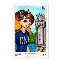 Cleveland Guardians 11" x 17" Konni Mackenzie Women In Sports Poster