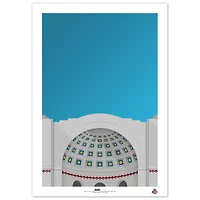 Ohio State Buckeyes 14" x 20" Minimalist Stadium Poster Print