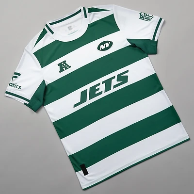 Men's Fanatics White New York Jets NFL Football x Football Fan Top