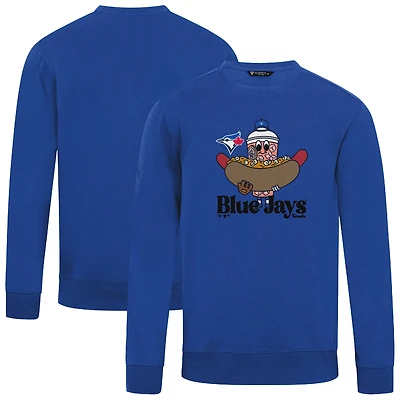 Men's Levelwear  Royal Toronto Blue Jays Zane Ballpark Food Pullover Sweatshirt